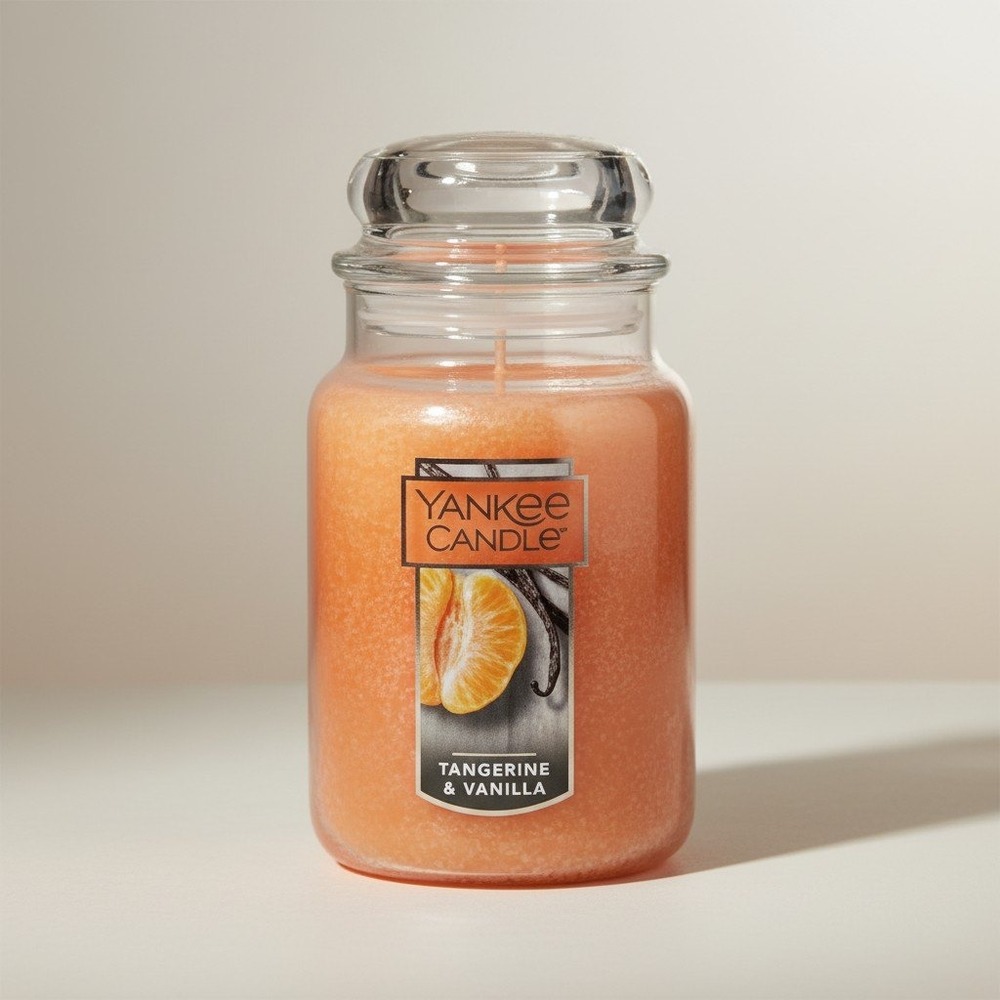 Yankee Candle Tangerine & Vanilla Large Jar Candle - 22 oz - New